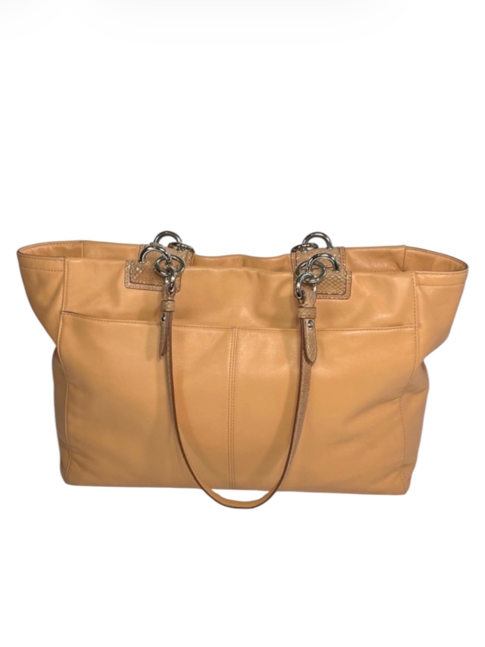Coach Penelope Carryall Tote Purse Butterscotch F16530 - Picture 2 of 15